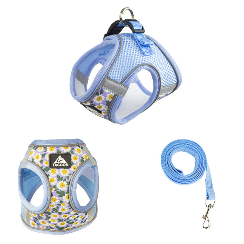Dog Rope Leash Anti Breaking Loose Breathable Chest Strap